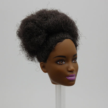 Barbie Fashionistas 59 Doll Head Only African American Kim Face 2017 DYY89