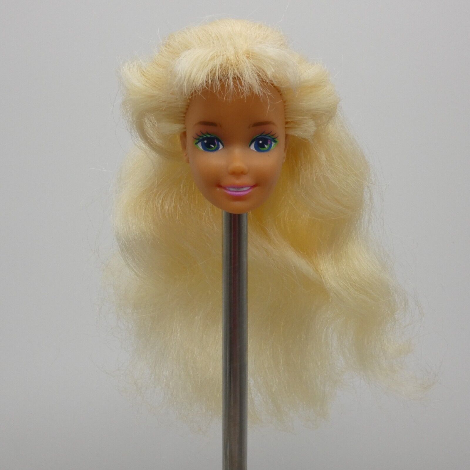 Barbie And The Beat Doll Head SuperStar Face Blonde Hair 1990 Mattel 2751