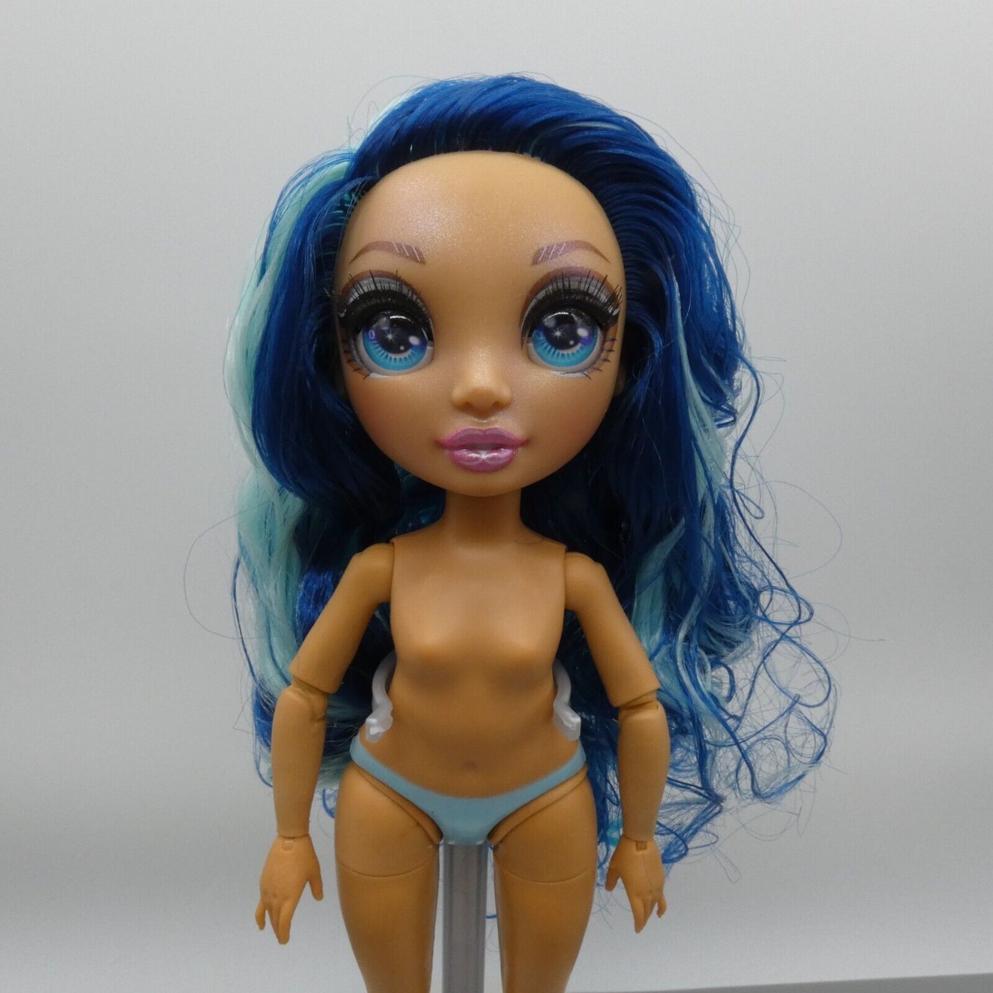 Rainbow High Skyler Bradshaw Series 1 Doll 2020 Nude Articulated Head Blue Hair