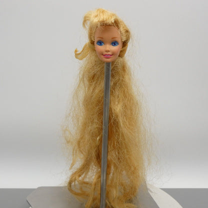 Barbie Hollywood Hair Doll Superstar Head Long Blonde Hair Bangs 1992 2308