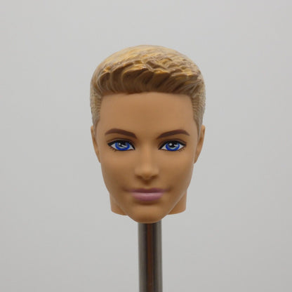 Barbie Fashionistas Ken Doll Head Molded Blonde Hair Prince Kieran Face Mattel