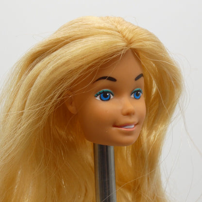 Barbie Malibu Doll Head Only SuperStar Tan Medium Light Skin Hong Kong B