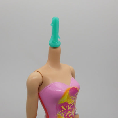 Barbie Beach Doll Body Medium Light Skin Tropical Molded Suit 2024 HXX48