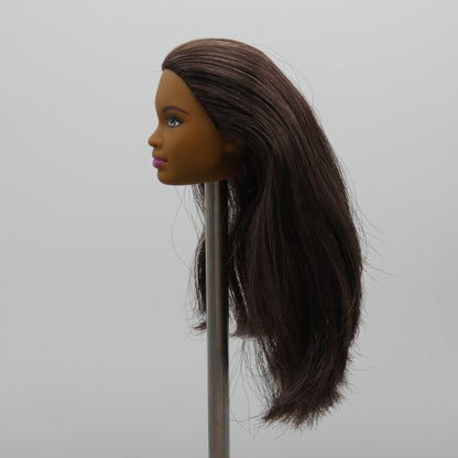 Barbie Mbili Grace Fashion Doll Head African American Medium Skin Green Eyes