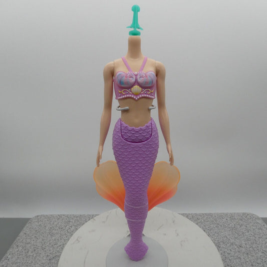 Barbie Dreamtopia Mermaid Doll Body Only Light Skin Pink Purple Tail 2023 HRR06