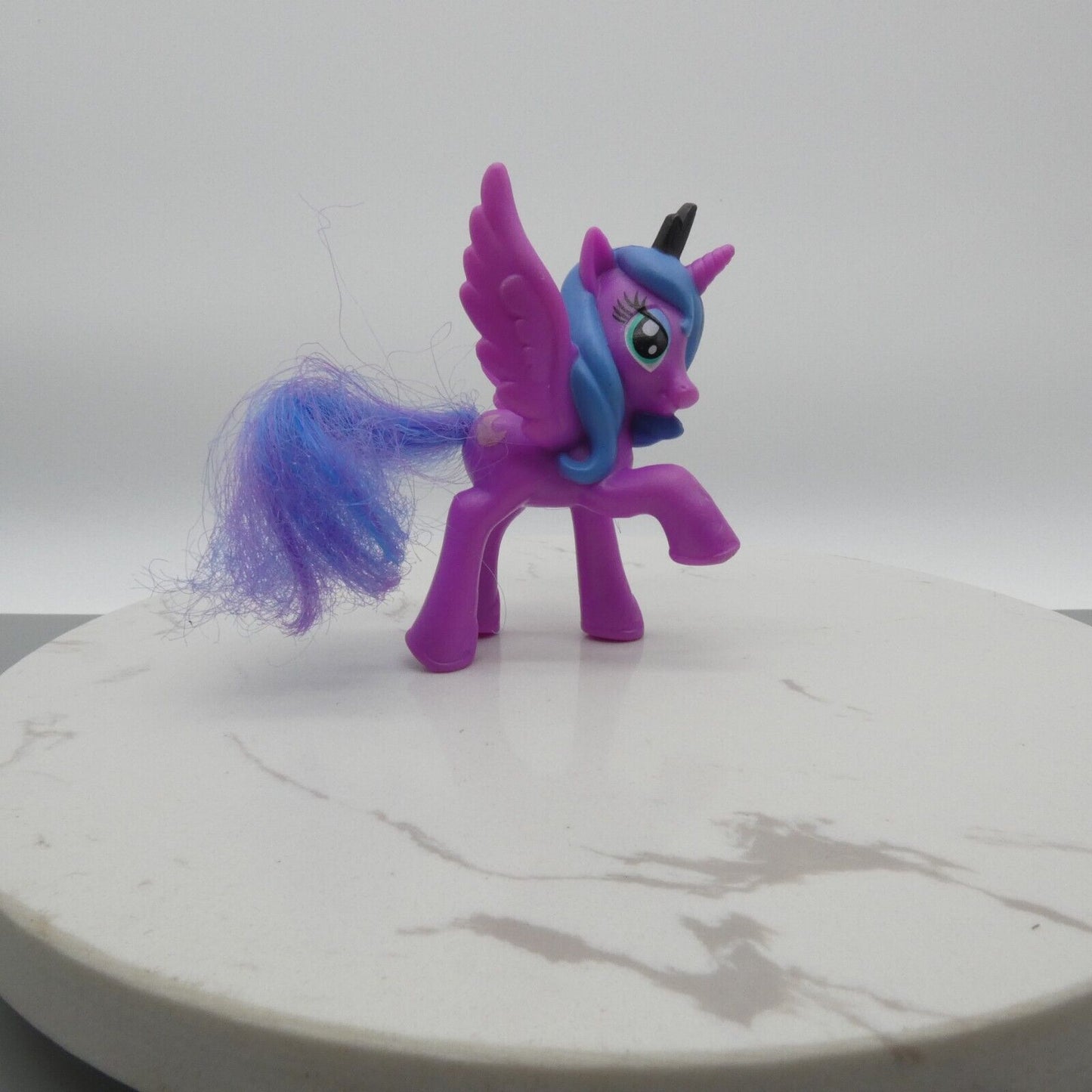 My Little Pony Friendship is Magic Princess Luna Purple 2014 McDonalds Moon Mark