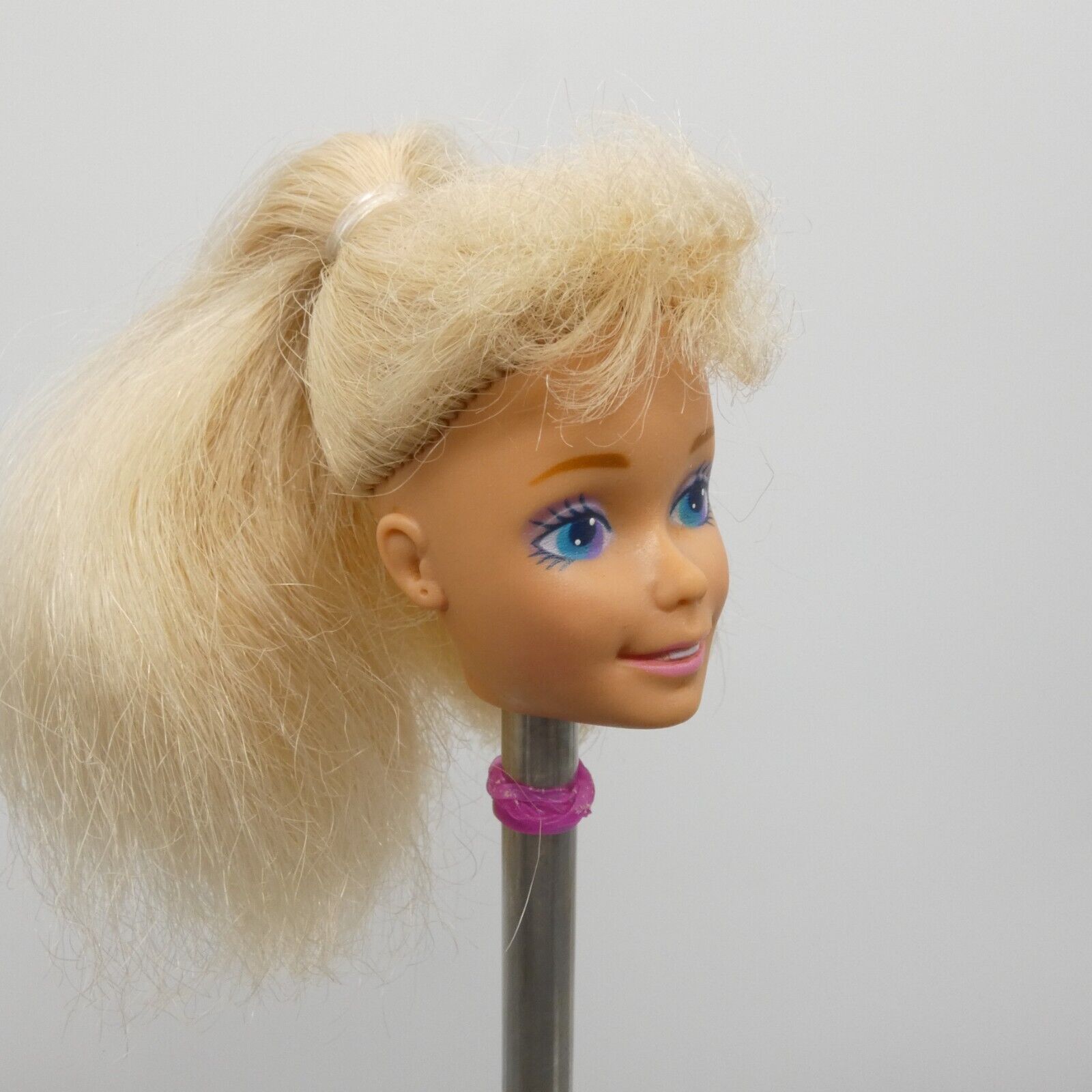 My First Barbie Ballerina Doll Head SuperStar Face Bangs 1987 Mattel 1788