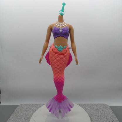 Barbie Dreamtopia Mermaid Doll Curvy Body Pink Purple Tail HGR09 Mattel 2022