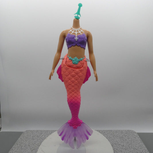 Barbie Dreamtopia Mermaid Doll Curvy Body Pink Purple Tail HGR09 Mattel 2022