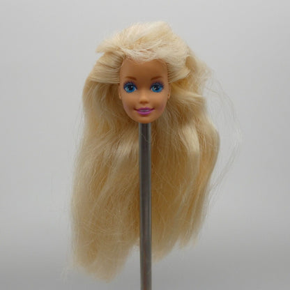 Barbie Troll Doll Head SuperStar Face Blonde Medium Light Skin 1993 Mattel 10257