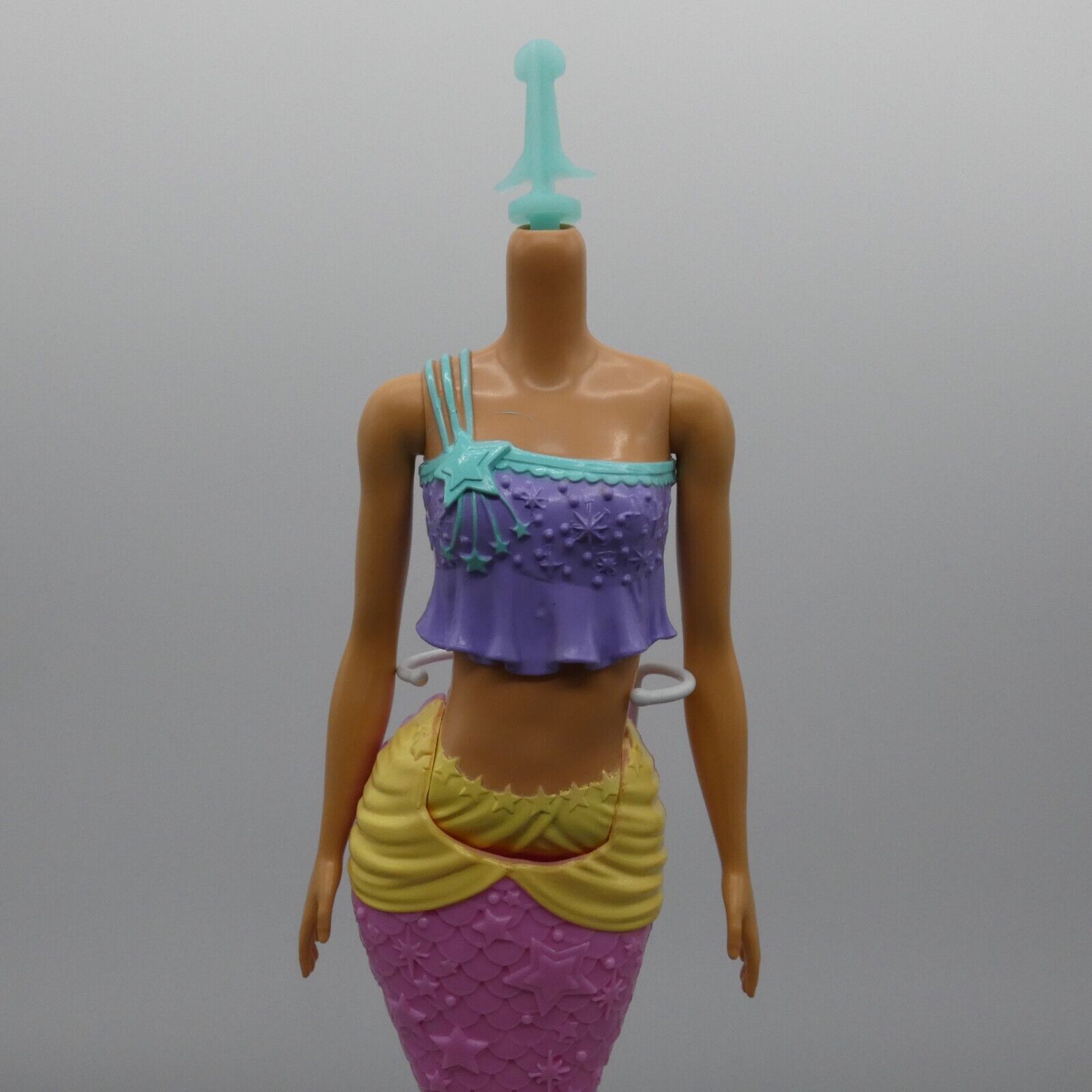 Barbie Dreamtopia Mermaid Doll Body Light Skin Tone Pink Tail 2019 Mattel GGC09