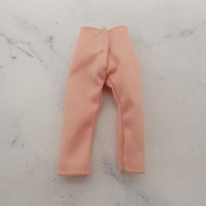 Barbie Doll Size Pants Pink Peach Colored Capri Leggings Fits Fashionistas