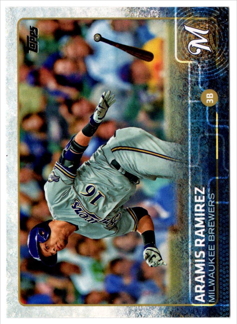 2015 Topps Aramis Ramirez Milwaukee Brewers #646