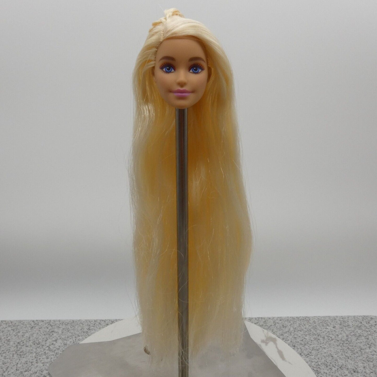 Barbie Extra 12 Doll Head Millie Closed Mouth Long Blonde Hair 2022 HDJ45 Mattel