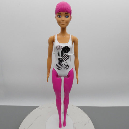 Barbie Color Reveal Wave 6 Doll Only Pink Head No Hair Extension 2021 GTL73