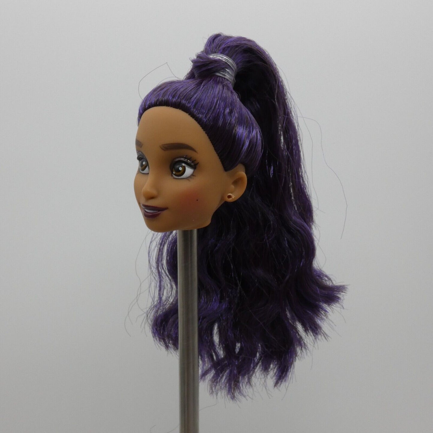 Disney ILY 4 Ever Ursula Doll Head Only Medium Skin Wavy Purple Hair Brown Eyes