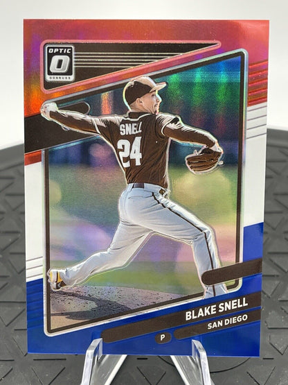 2021 Donruss Red White Blue Optic #167 BLAKE SNELL San Diego Padres 119/199