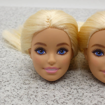 Barbie Made To Move Doll Head Lot 3 Millie Face Blonde Light Volleyball HKT72