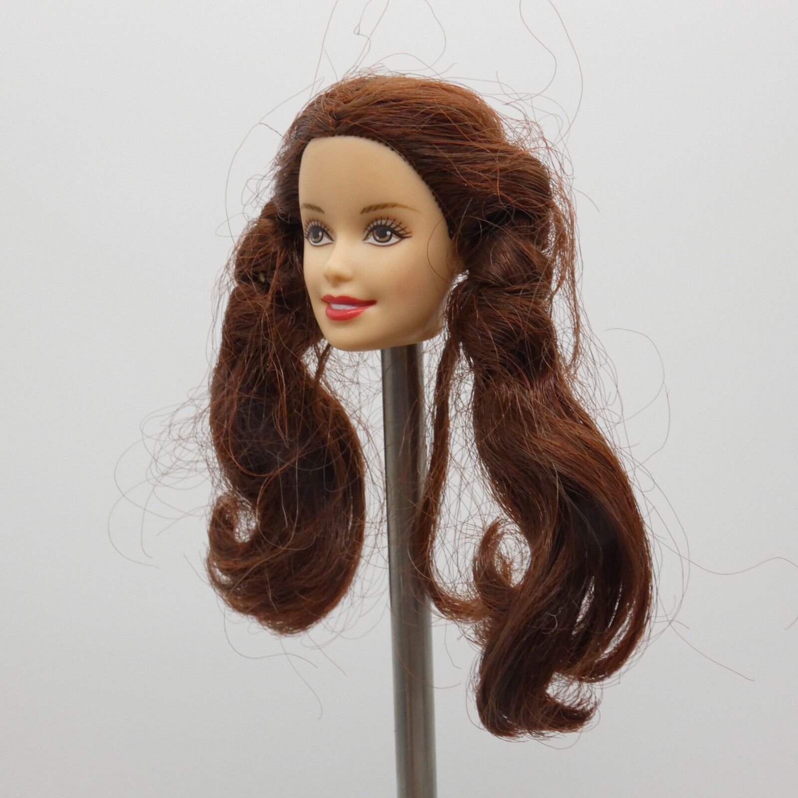 Barbie Wizard of Oz Dorothy Doll Head Light Skin Brown Hair Eyes 25812 2000