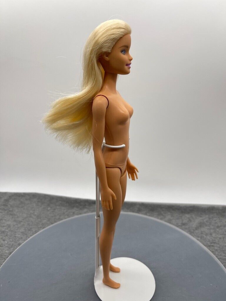 Barbie Doll Millie Blonde Nude Straight Arms Heel Feet Left Side Part 2015 Body