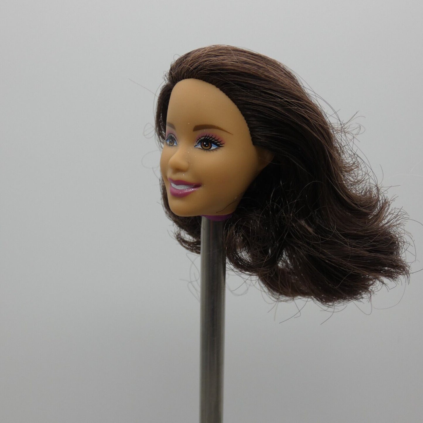 Disney High School Musical Gabriella Doll Head Only Brown Brunette 2009 Mattel 2