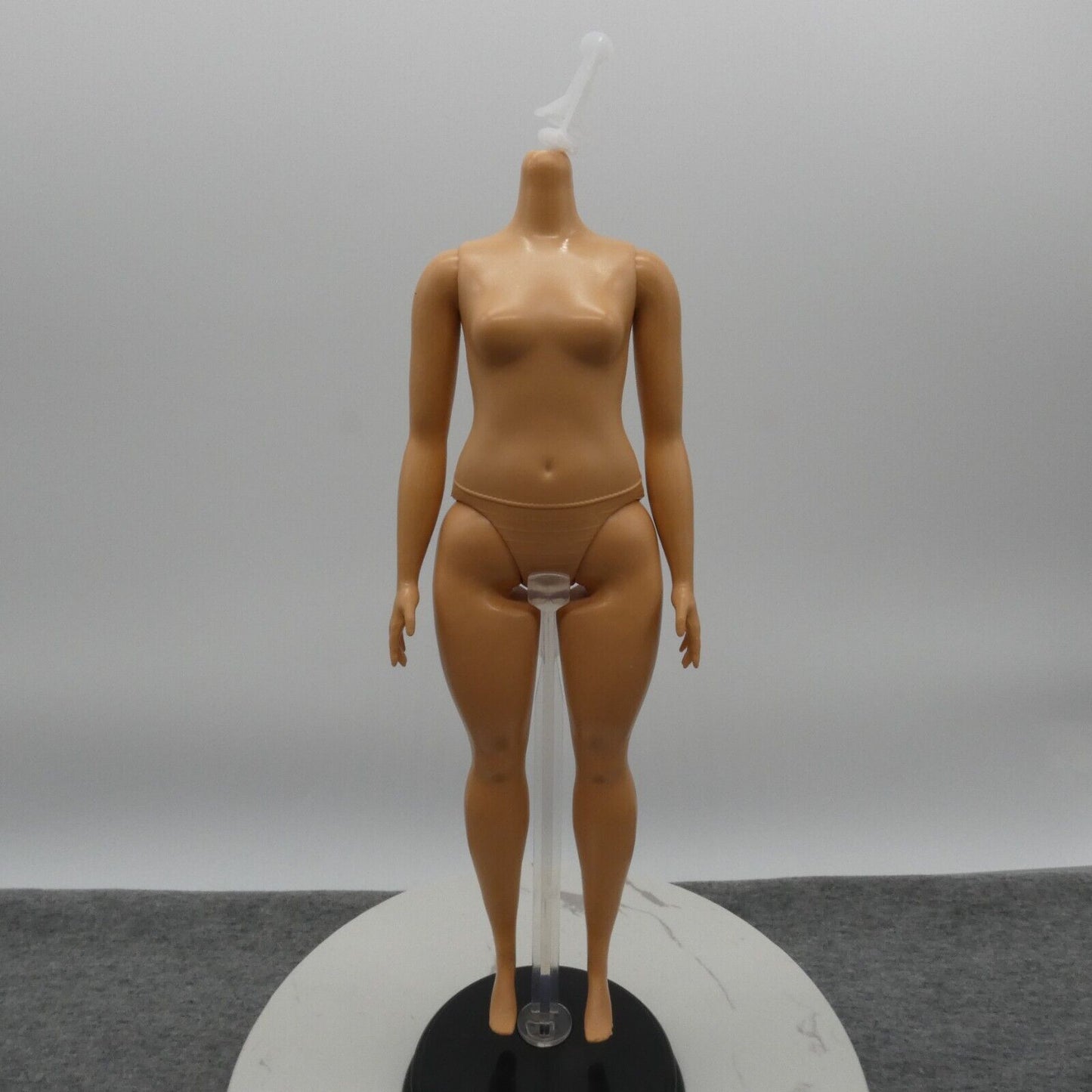 Barbie Curvy Doll Body Only Fair Light Skin Doctor Straight Arms 2019 FXP00