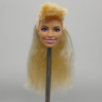 Barbie The Movie Doll Head Margot Robbie Face Light Skin 2023 Mattel HPJ96