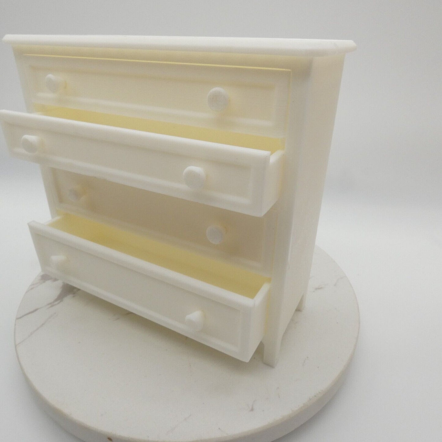 1/6 Scale Doll Furniture Bedroom Dresser White 1:6 Barbie Integrity FR Diorama