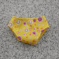 Barbie Doll Size Underwear Bikini Panties Yellow Pink Spots Polka Dots Clone