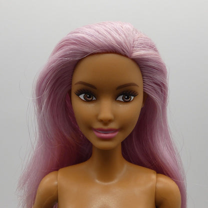 Barbie Careers Pop Star Doll Neysa Face 2019 Purple Side Glance Nude FXN98