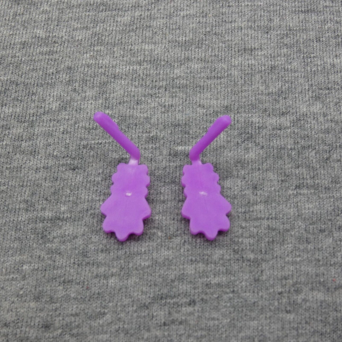 Barbie Doll Earrings Purple Studs Barb Removed Easy In Out Fashionistas Fantasy