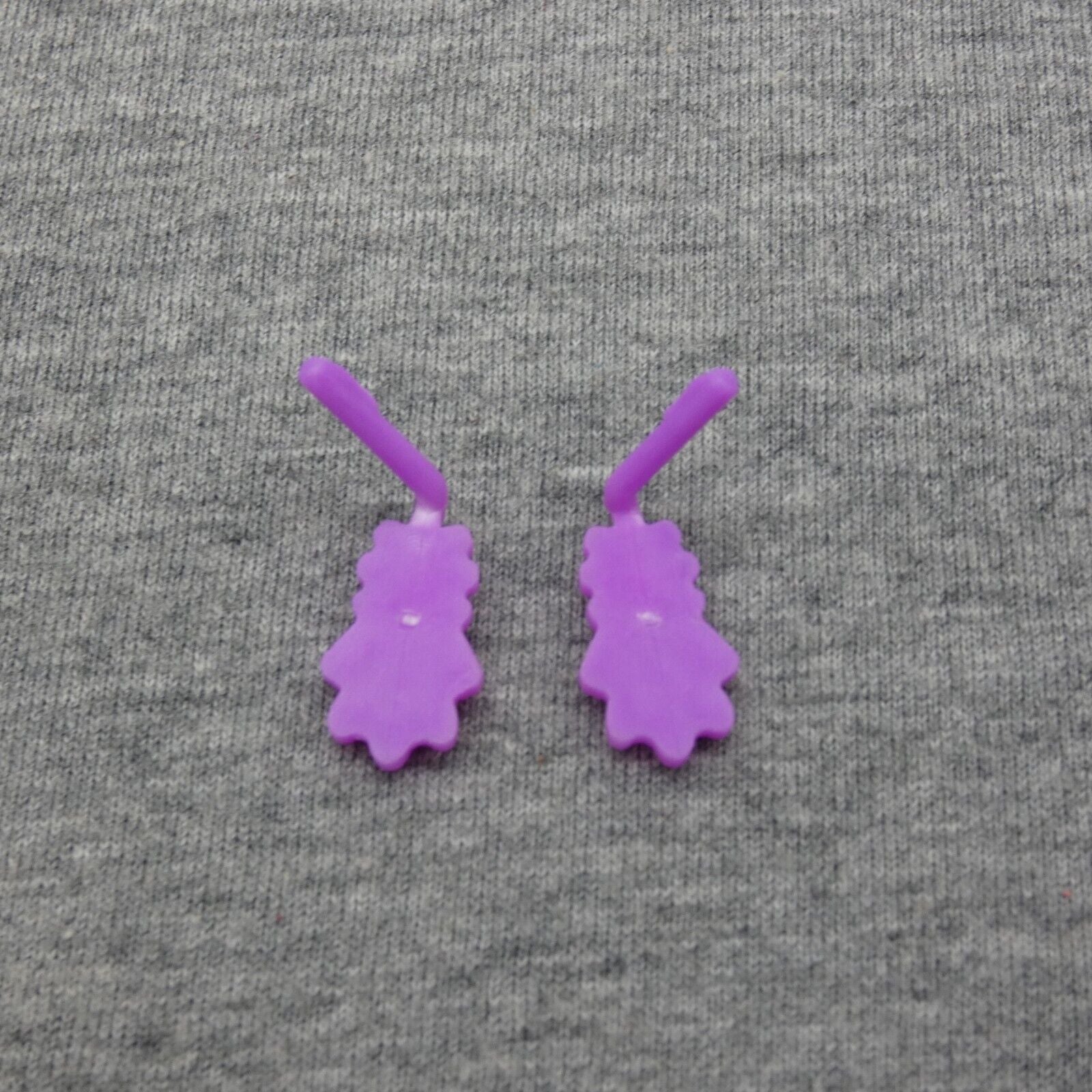 Barbie Doll Earrings Purple Studs Barb Removed Easy In Out Fashionistas Fantasy