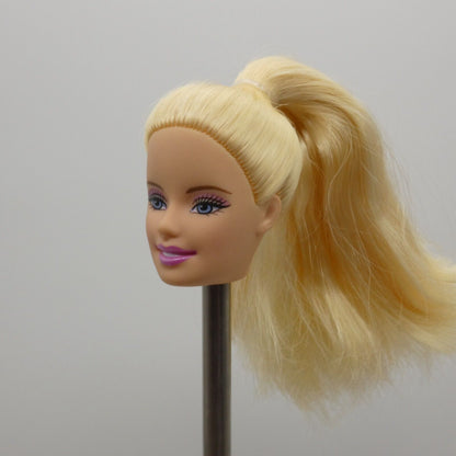 Barbie Ballerina Doll Head CEO Generation Girl Face Light Skin Blonde Mattel