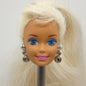 Barbie Sparkle Beach Doll Head Only Bangs Dangle Earrings 1996 Mattel 13132