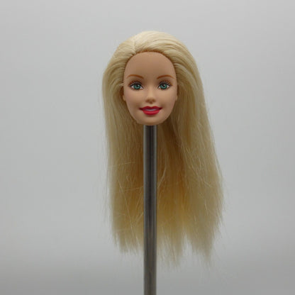 Barbie Holiday Joy Doll Head Generation Girl Face Blonde Green Eyes 2003 56286