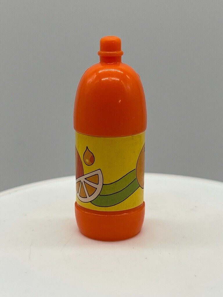 Barbie Doll Orange Soda 1991 Grocery Set 2 Liter Bottle Diorama Decoration 7296