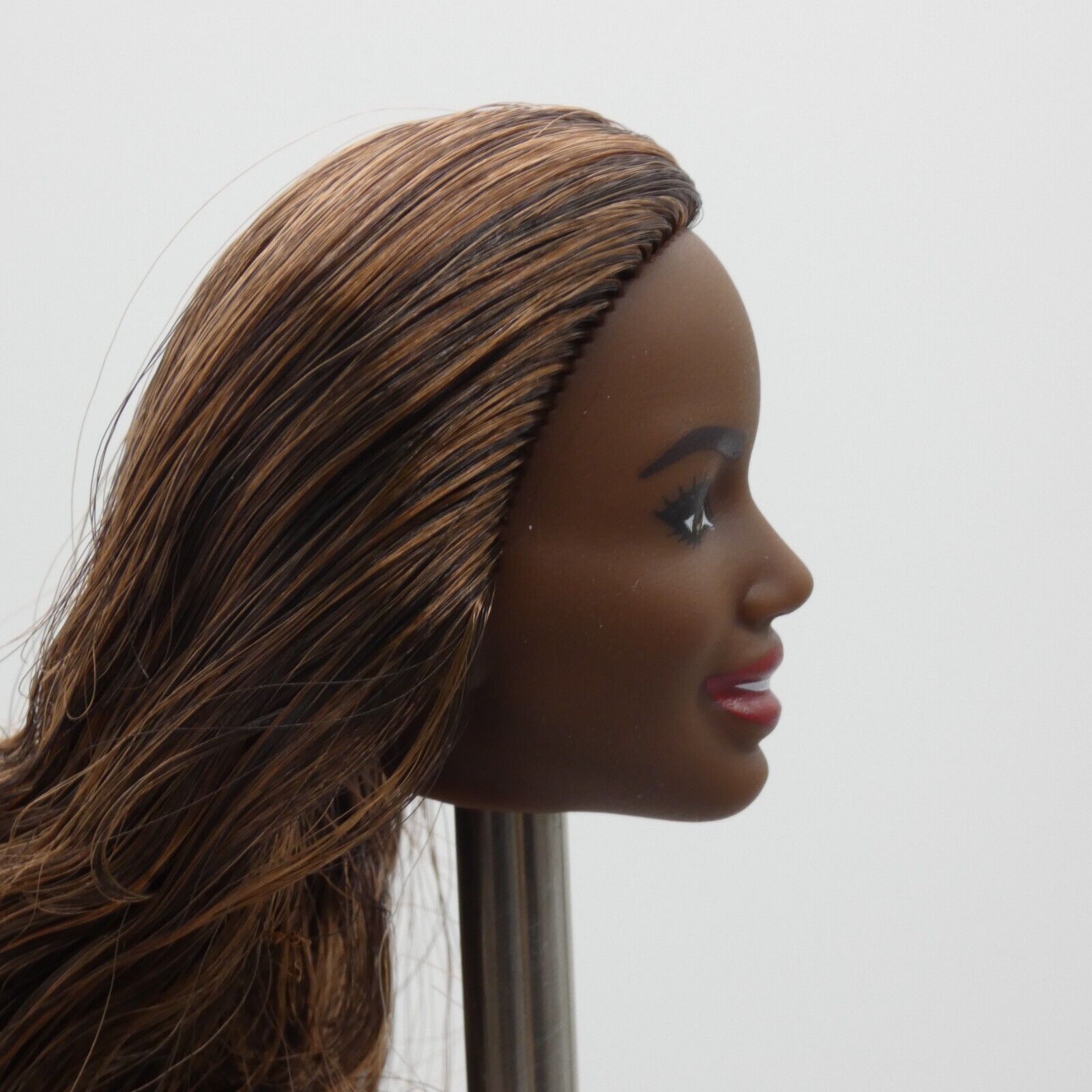 Barbie AA Albus Face Doll Head Only Medium Dark Skin Doctor 2021 Mattel GYT29