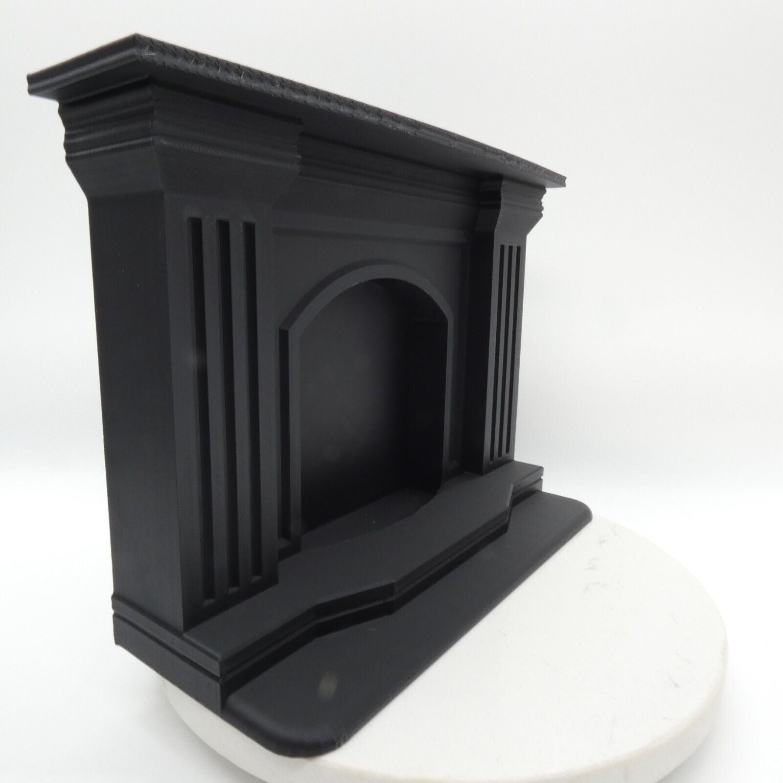 1/6 Scale Doll Furniture Fireplace Surround Black 1:6 Barbie Integrity Diorama