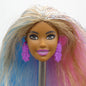 Barbie Fantasy Hair Doll Head Carnaval Face AA Pink Blue Blonde Hair 2020 GHN05