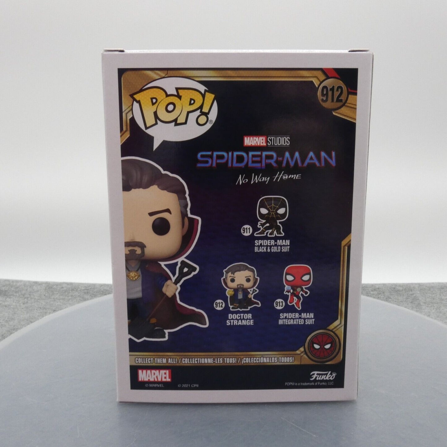 Funko Pop Doctor Strange Bobble Head Spider Man No Way Home 912 Protector