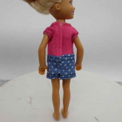 Barbie Camping Fun Chelsea Doll Blonde Medium Light Skin Tone Overalls DYX05