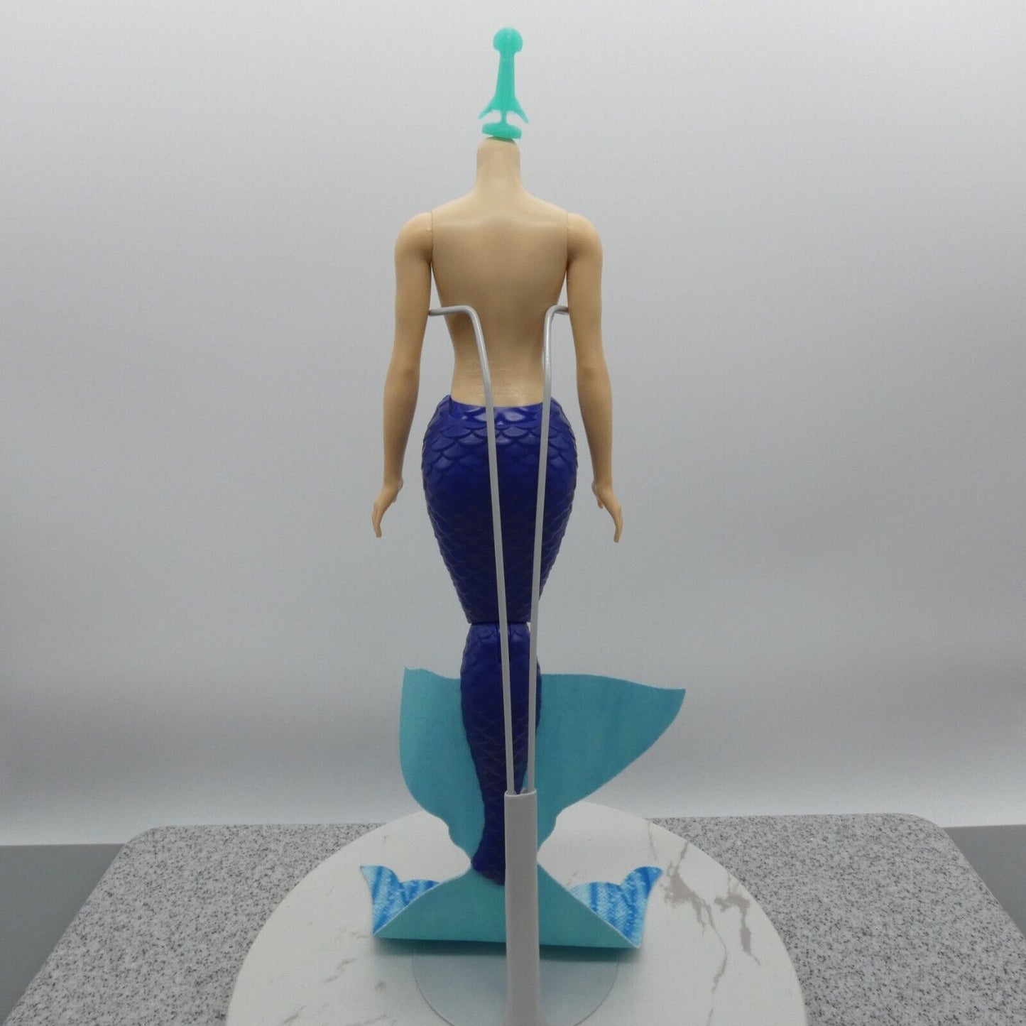 Disney Little Mermaid Live Action Karina Doll Body Light Skin Blue Tail HLX18