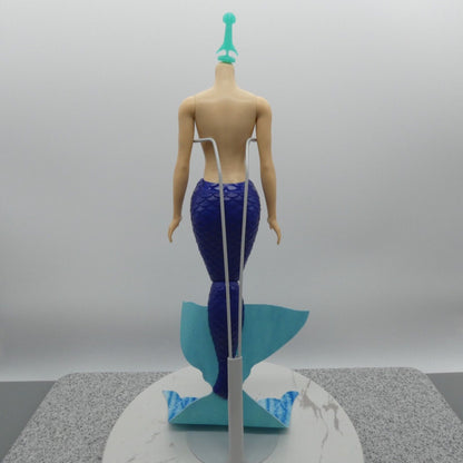 Disney Little Mermaid Live Action Karina Doll Body Light Skin Blue Tail HLX18