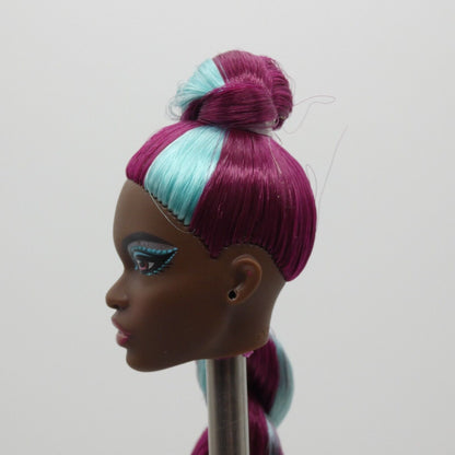 Barbie Gemstone Fantasy Turquoise Doll Head Simone Face Dark Skin 2023 HJX21 30A