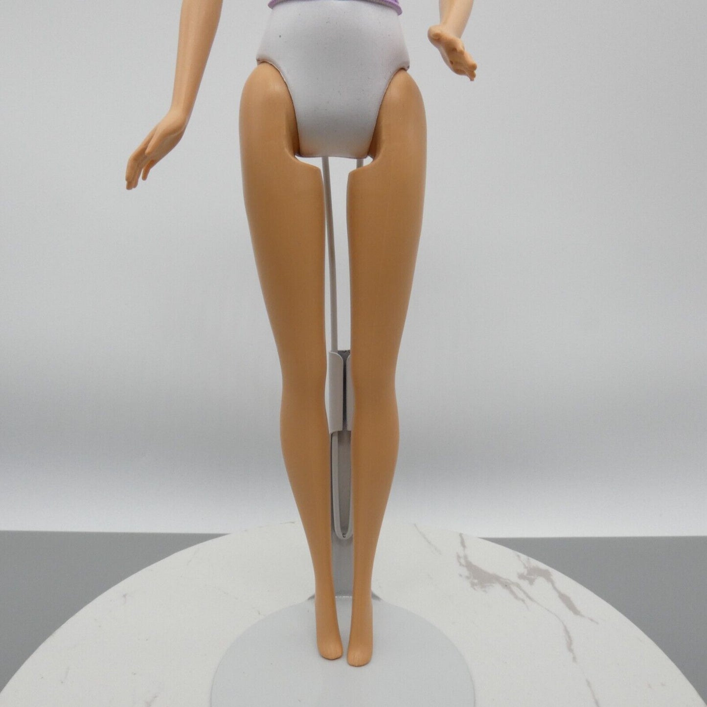 Barbie Wedding Doll Body Medium Light Skin White Molded Bodysuit 2016 DJR88