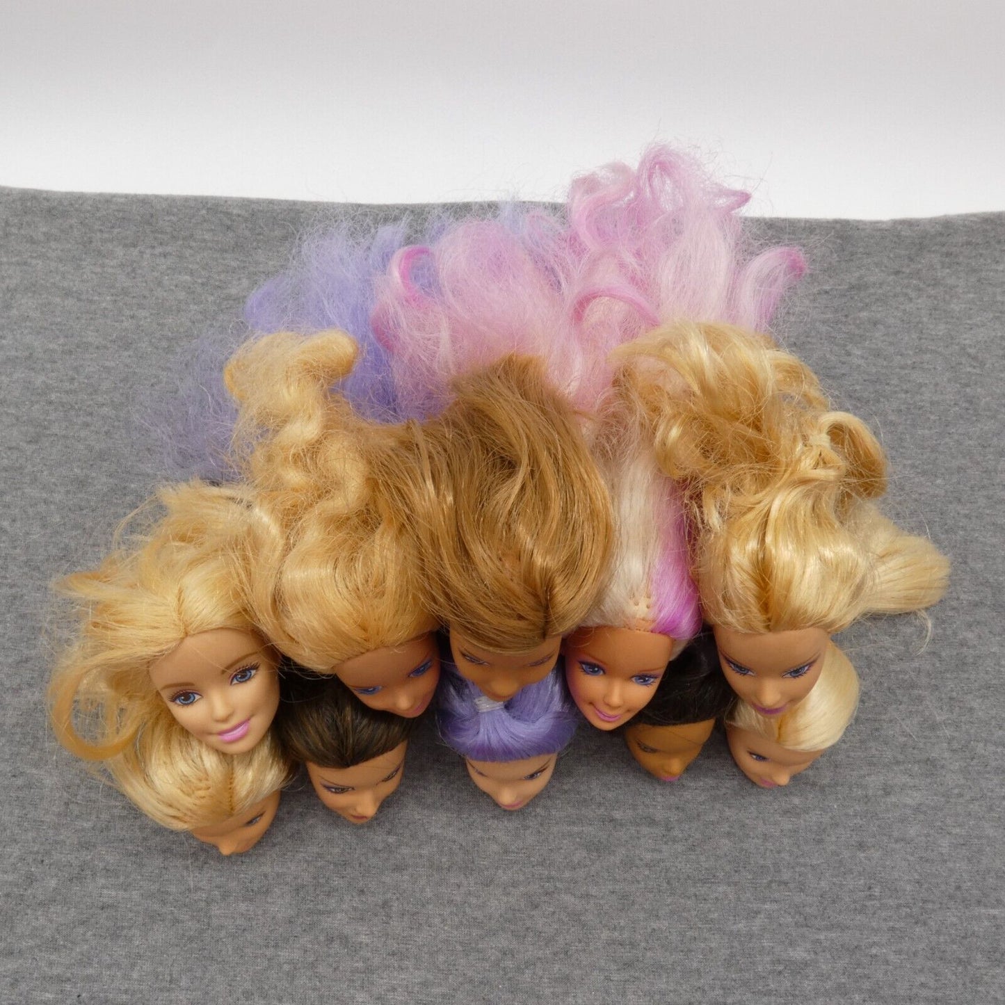 Barbie Doll Head Lot 10 Heads SuperStar Generation Girl Millie Summer Carnaval