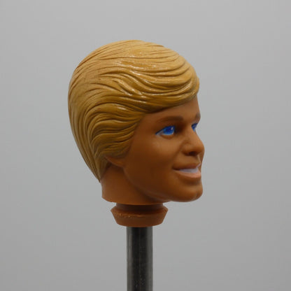 Barbie Island Fun Ken Doll Head Only Blonde Molded Hair 1988 Mattel 4060