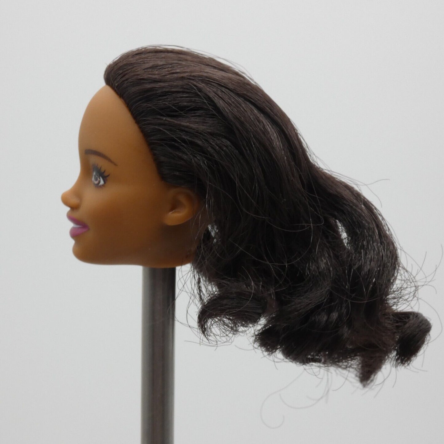 Barbie AA Skipper Babysitter Doll Head Relaxed Curly Hair Medium Skin Tone FHY91