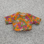 Barbie Extra 10 Doll Shirt Top Orange Floral Crop Midriff 2021 Mattel GXF09