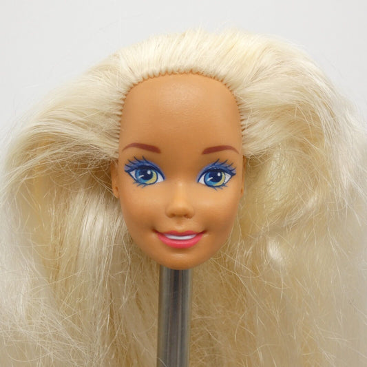 Barbie Tropical Splash Doll Head Only Medium Light Skin 1995 Mattel 12446